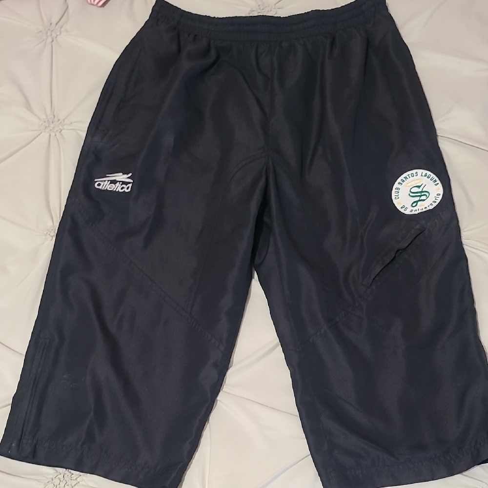 Men Windbreaker Capri Pants In BLACK